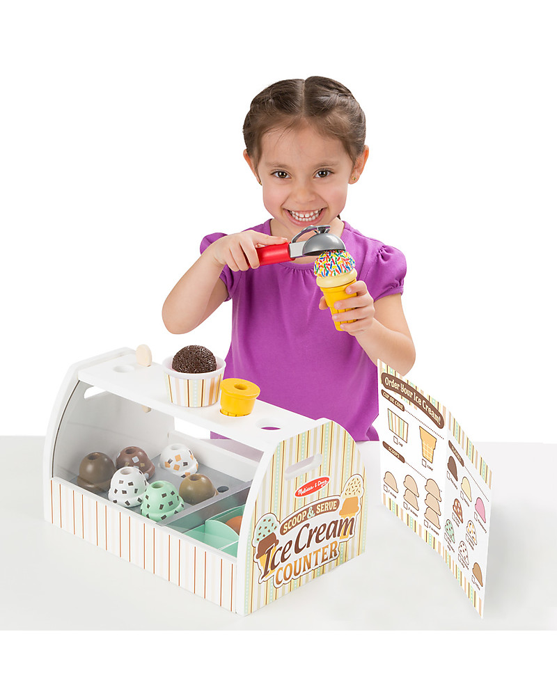 melissa & doug scoop serve ice cream counter